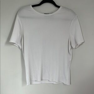 Laura Scott Classic White Women's Top size L